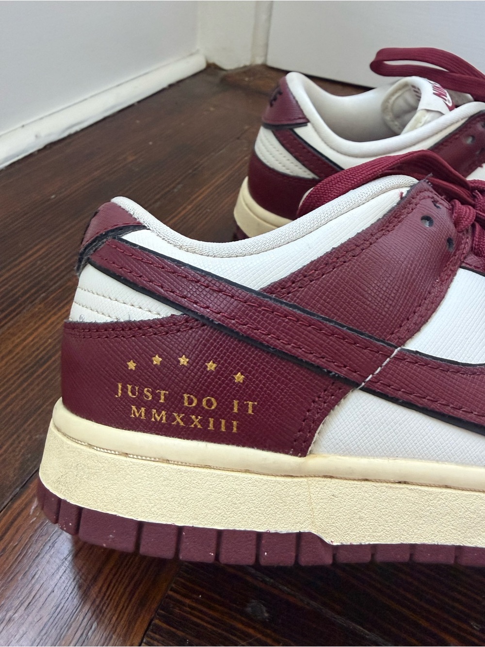Women’s Nike Dunk Low SE Sisterhood Sail Team Red - Picture 4 of 6
